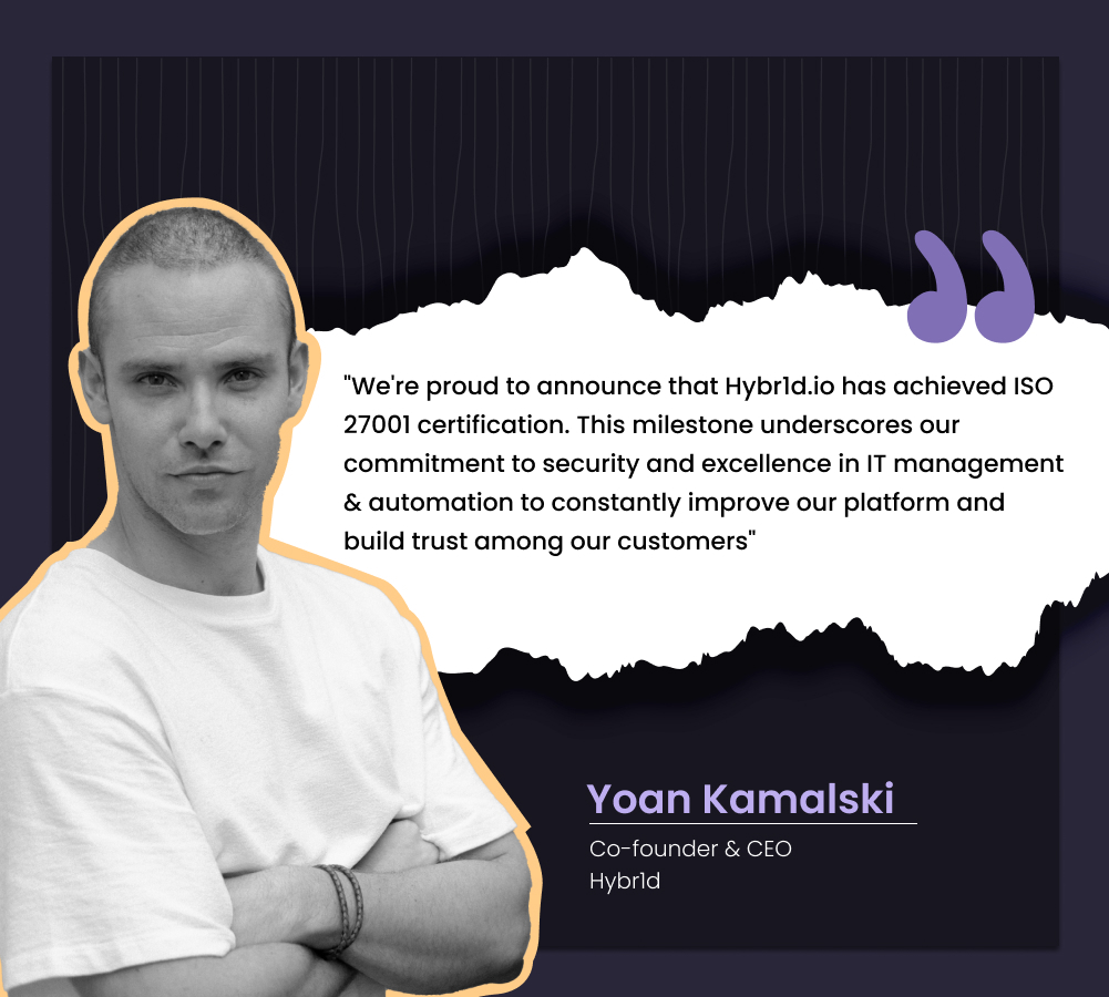 Hybr1d achieves ISO certification