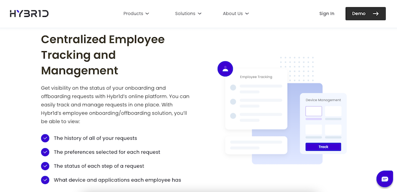 employee data management with hybr1d