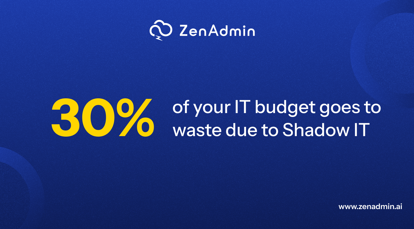 30% it budget goes to waste due to shadow it