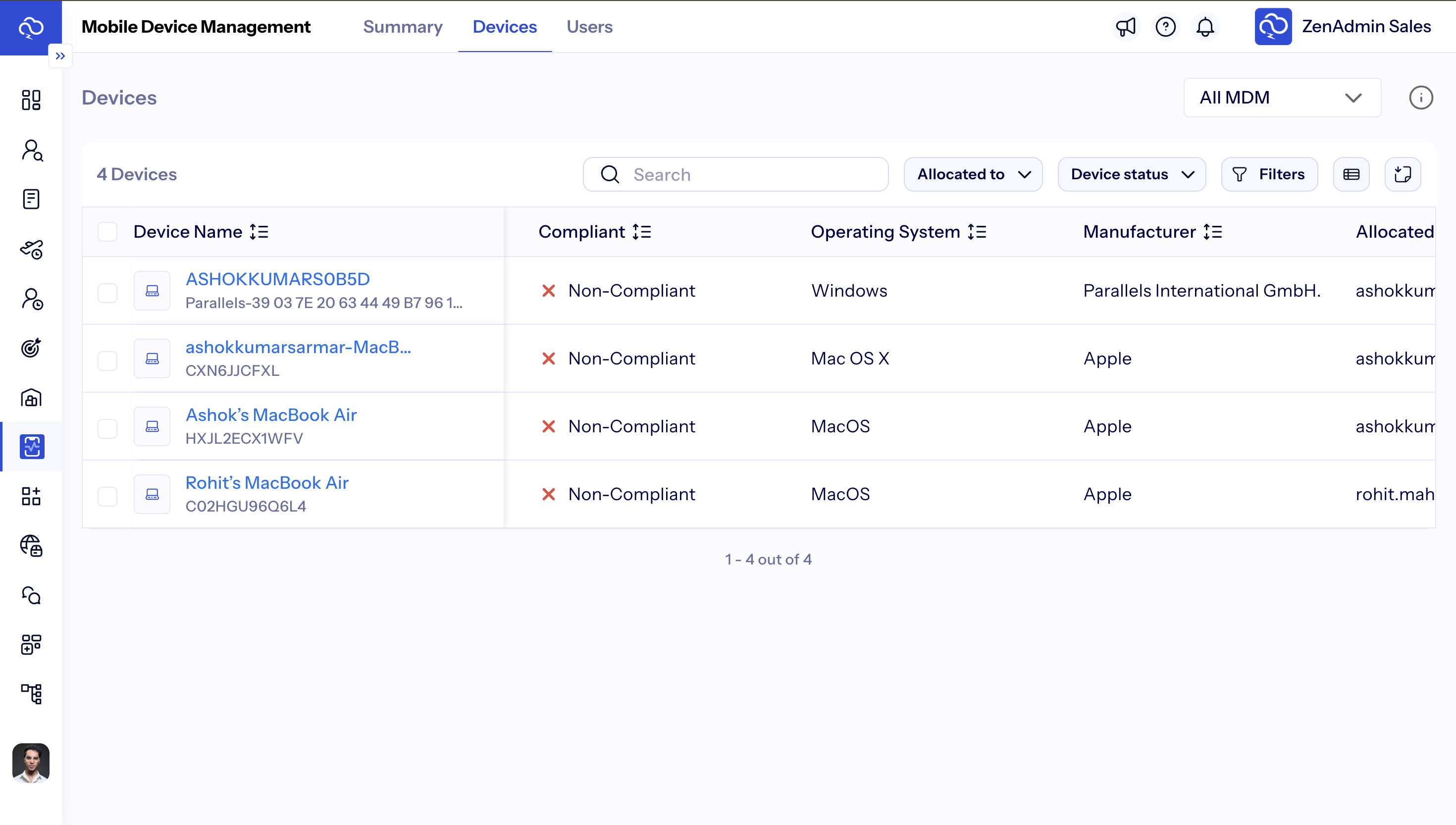 mobile device management for healthcare